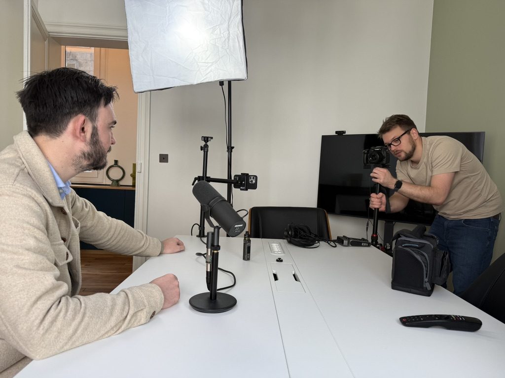 Jour de tournage chez The Project Company